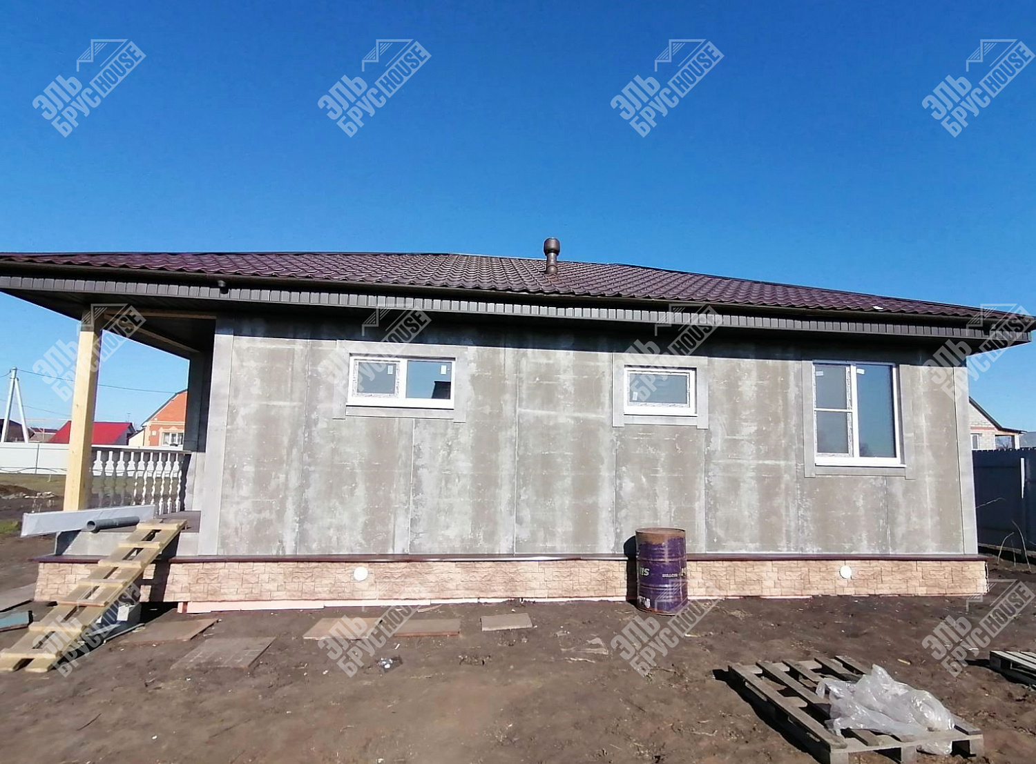 Каркасный дом под ключ в Республике Мордовия, д. Суркино