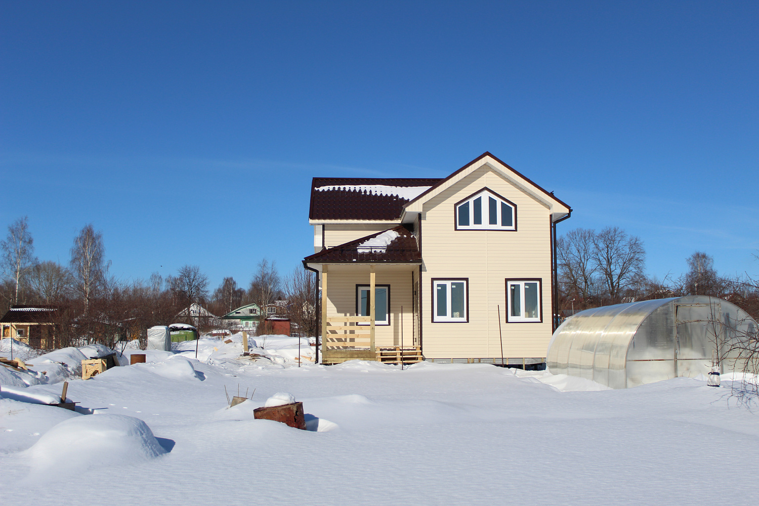 Каркасный дом в городе Чкаловске