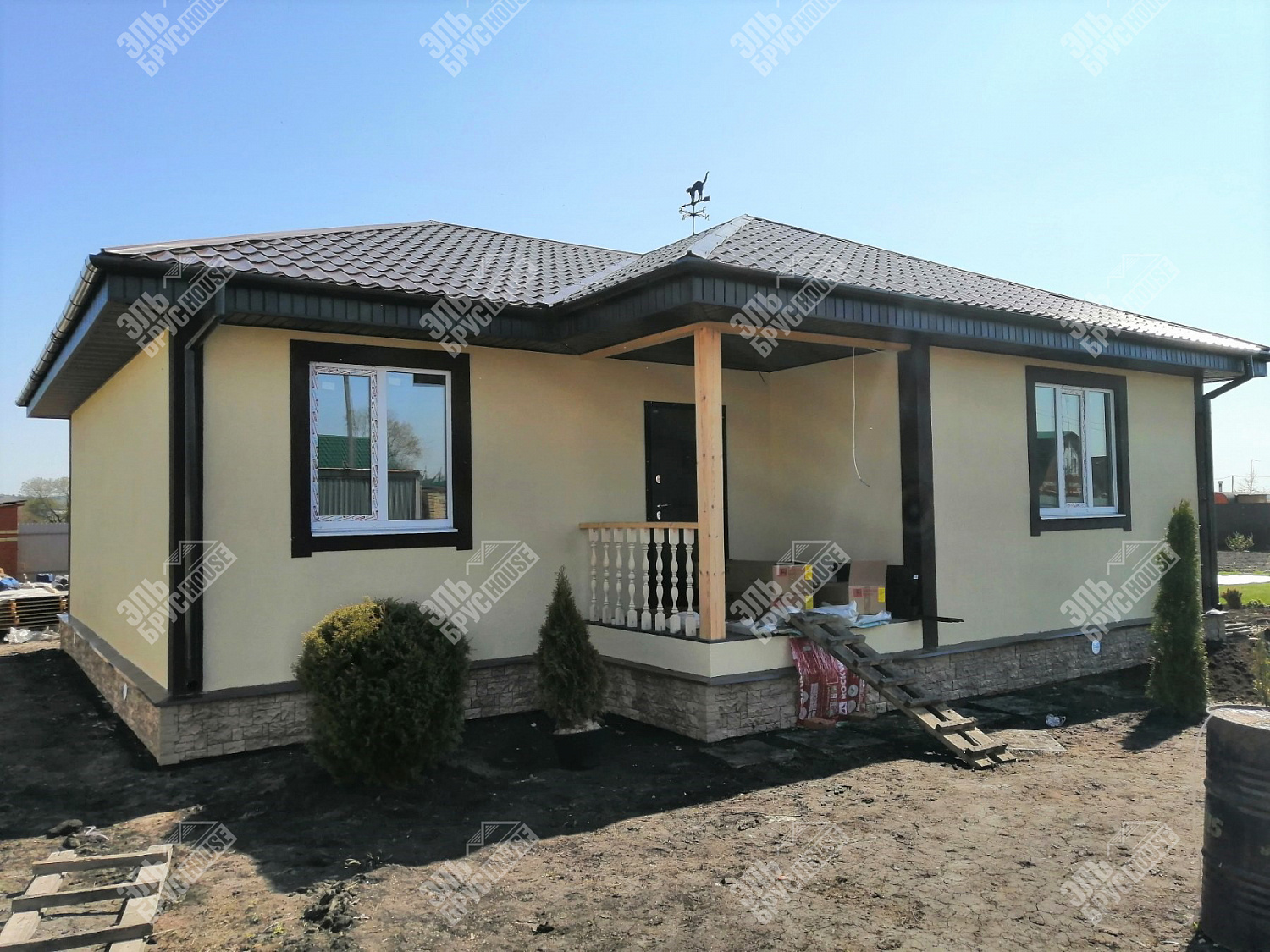 Каркасный дом под ключ в Республике Мордовия, д. Суркино