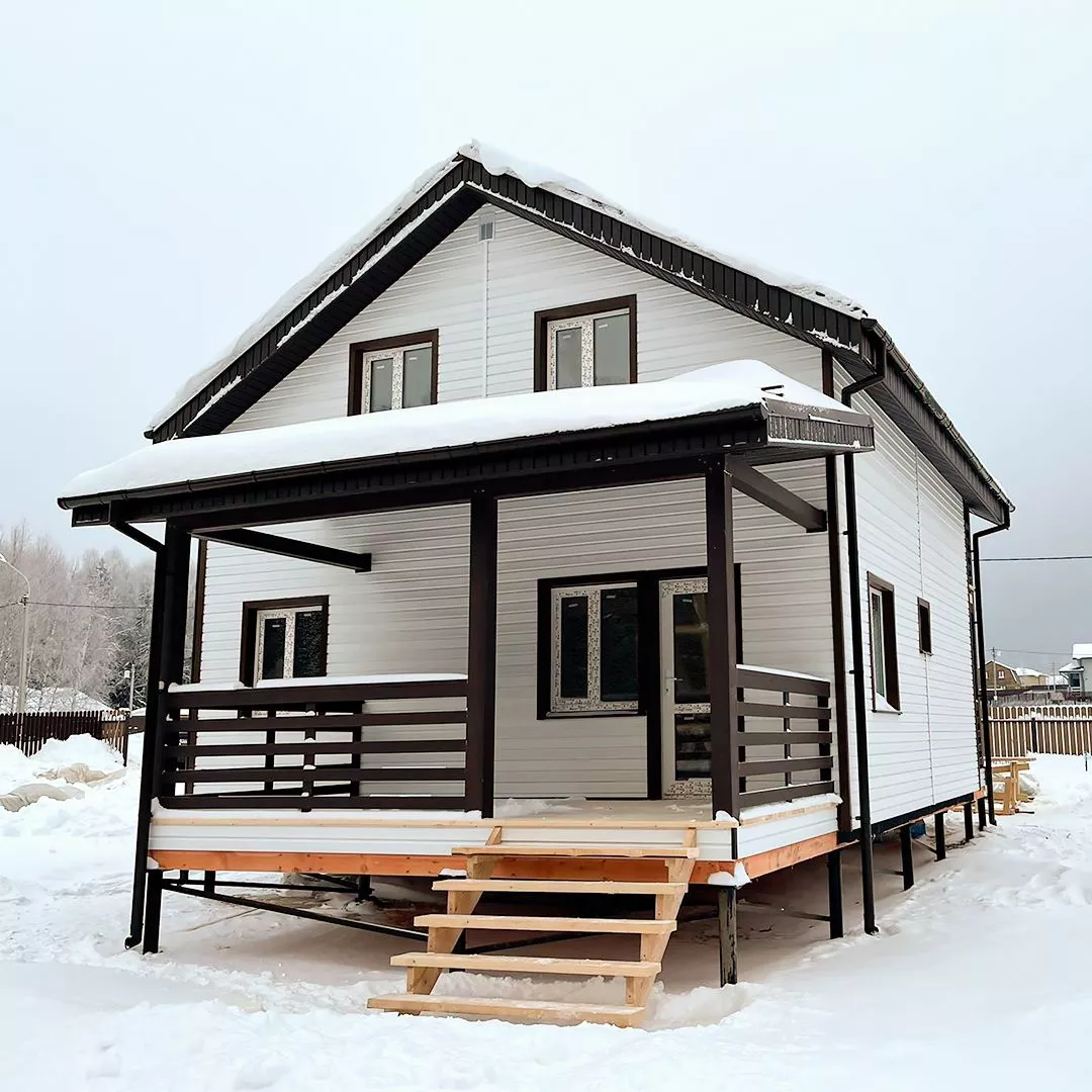 Компактный и уютный каркасный дом по нашему проекту «Аристократ» Московская область, Клинский район